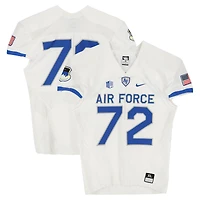 Air Force Falcons Team-Issued #72 White Nike Jersey from the Football Program - Size XL