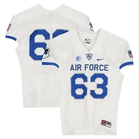 Air Force Falcons Team-Issued #63 White Nike Jersey from the Football Program - Size XL
