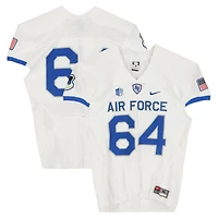 Air Force Falcons Team-Issued #64 White Nike Jersey from the Football Program - Size XL