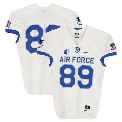 Air Force Falcons Team-Issued #89 White Nike Jersey from the Football Program - Size L
