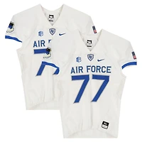 Air Force Falcons Team-Issued #77 White Nike Jersey from the Football Program - Size XL