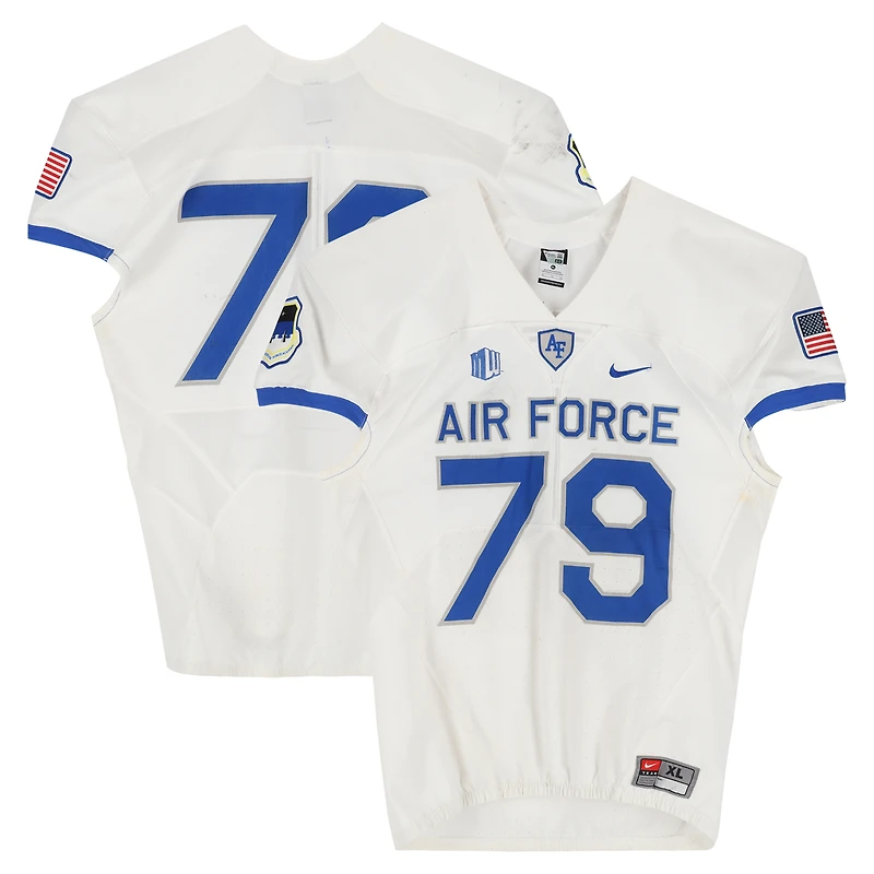 Air Force Falcons Team-Issued #79 White Nike Jersey from the Football Program - Size XL