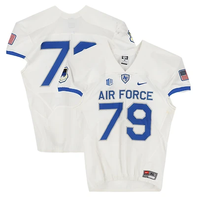Air Force Falcons Team-Issued #79 White Nike Jersey from the Football Program - Size XL