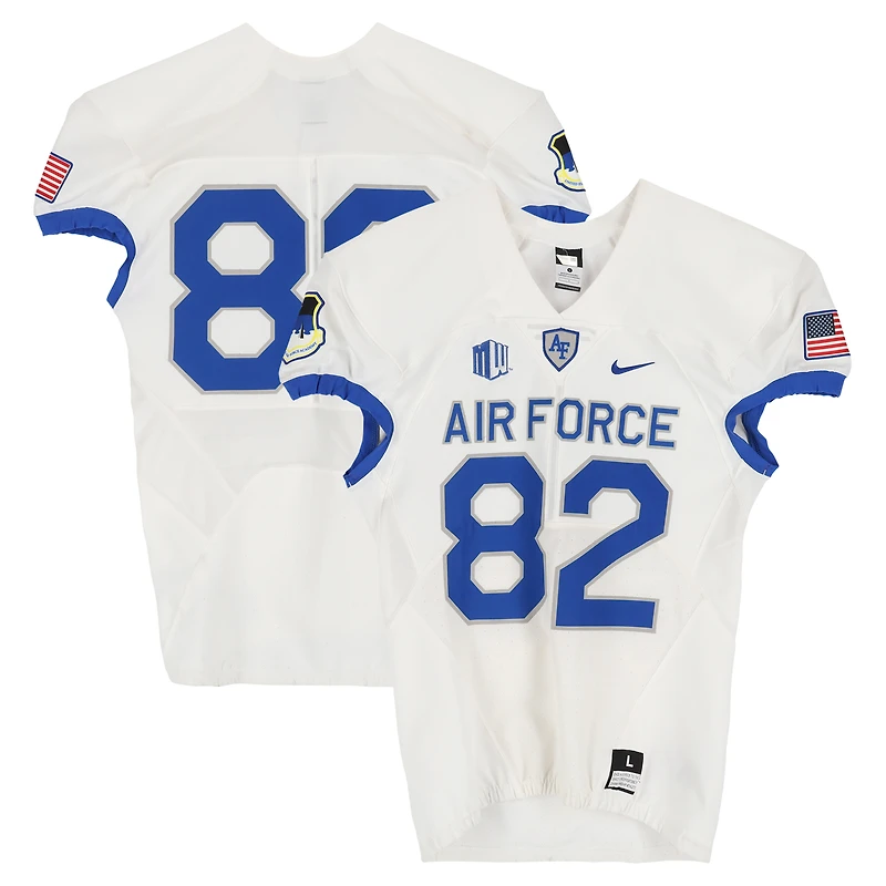 Air Force Falcons Team-Issued #82 White Nike Jersey from the Football Program - Size L