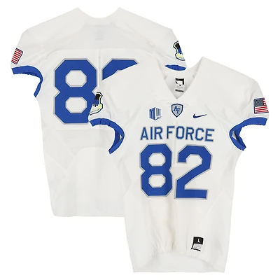 Air Force Falcons Team-Issued #82 White Nike Jersey from the Football Program - Size L