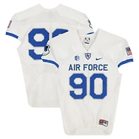 Air Force Falcons Team-Issued #90 White Nike Jersey from the Football Program - Size L