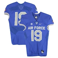 Air Force Falcons Team-Issued #19 Royal Nike Jersey from the Football Program - Size M