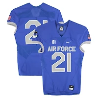 Air Force Falcons Team-Issued #21 Royal Nike Jersey from the Football Program - Size M