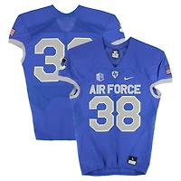Air Force Falcons Team-Issued #38 Royal Nike Jersey from the Football Program - Size L