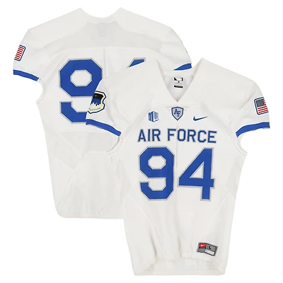 Air Force Falcons Team-Issued #94 White Nike Jersey from the Football Program - Size L