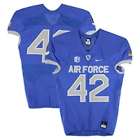 Air Force Falcons Team-Issued #42 Royal Nike Jersey from the Football Program - Size L