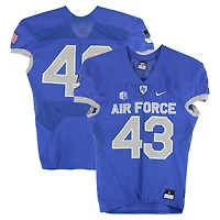 Air Force Falcons Team-Issued #43 Royal Nike Jersey from the Football Program - Size L