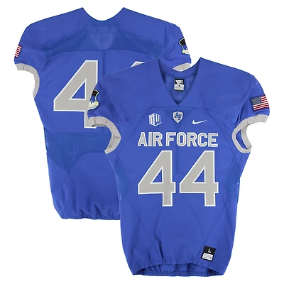 Air Force Falcons Team-Issued #44 Royal Nike Jersey from the Football Program - Size L