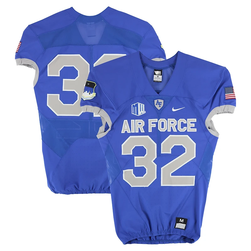 Air Force Falcons Team-Issued #32 Royal Nike Jersey from the Football Program - Size M