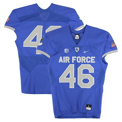 Air Force Falcons Team-Issued #46 Royal Nike Jersey from the Football Program - Size L