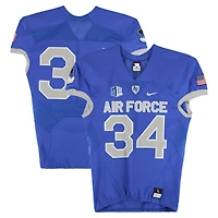 Air Force Falcons Team-Issued #34 Royal Nike Jersey from the Football Program - Size L