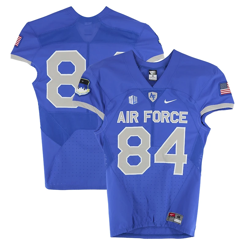Air Force Falcons Team-Issued #84 Royal Nike Jersey from the Football Program - Size M