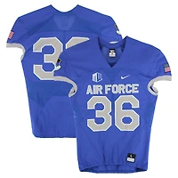 Air Force Falcons Team-Issued #36 Royal Nike Jersey from the Football Program - Size L