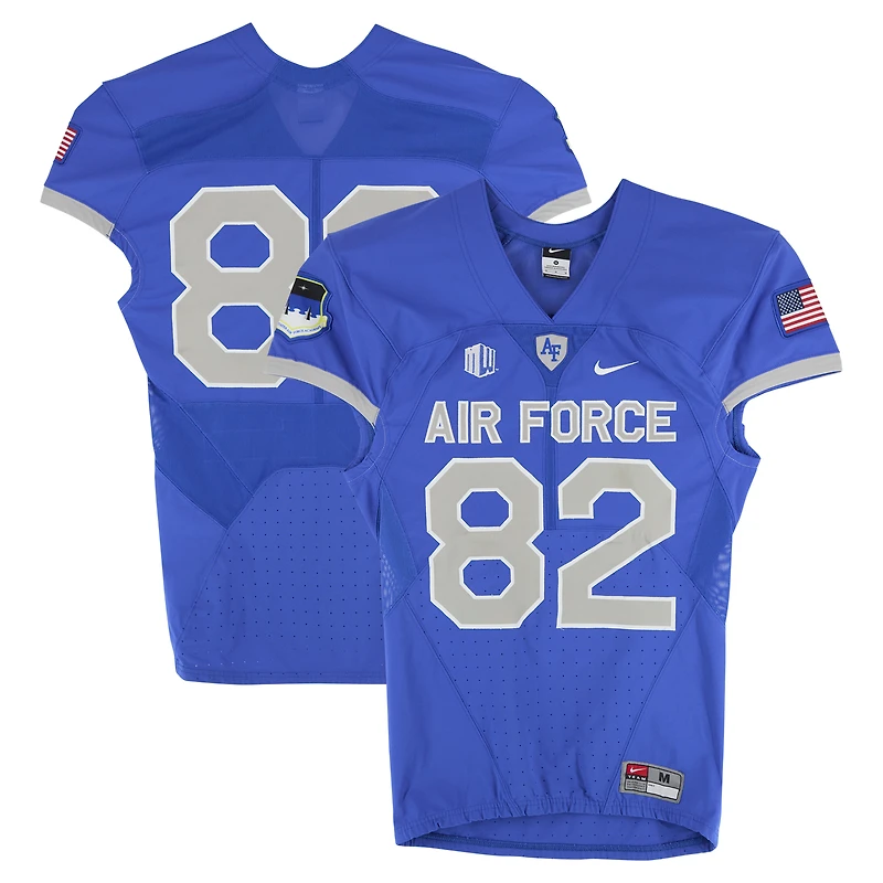 Air Force Falcons Team-Issued #82 Royal Nike Jersey from the Football Program - Size M