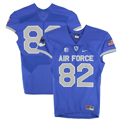 Air Force Falcons Team-Issued #82 Royal Nike Jersey from the Football Program - Size M