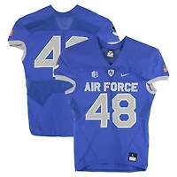 Air Force Falcons Team-Issued #48 Royal Nike Jersey from the Football Program - Size L