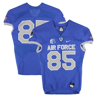 Air Force Falcons Team-Issued #85 Royal Nike Jersey from the Football Program - Size L
