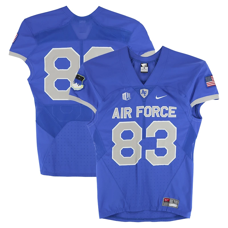 Air Force Falcons Team-Issued #83 Royal Nike Jersey from the Football Program - Size L