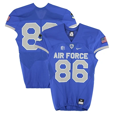 Air Force Falcons Team-Issued #86 Royal Nike Jersey from the Football Program - Size M