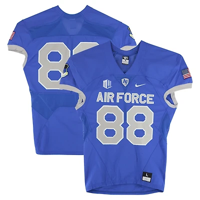 Air Force Falcons Team-Issued #88 Royal Nike Jersey from the Football Program - Size L