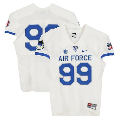 Air Force Falcons Team-Issued #99 White Nike Jersey from the Football Program - Size XL