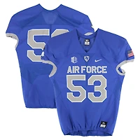 Air Force Falcons Team-Issued #53 Royal Nike Jersey from the Football Program - Size XL