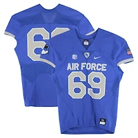 Air Force Falcons Team-Issued #69 Royal Nike Jersey from the Football Program - Size XL