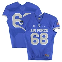 Air Force Falcons Team-Issued #68 Royal Nike Jersey from the Football Program - Size XL