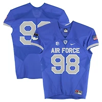 Air Force Falcons Team-Issued #98 Royal Nike Jersey from the Football Program - Size XL