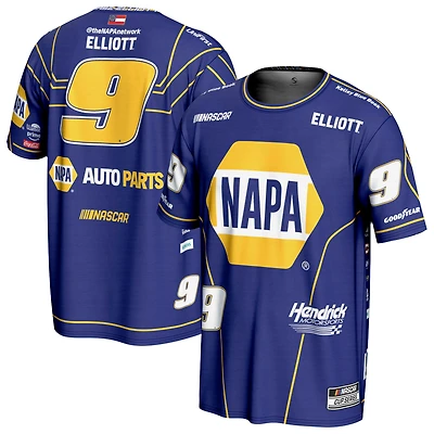 Men's ProSphere  Blue Chase Elliott All Over Print T-Shirt