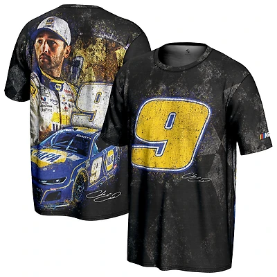 Youth ProSphere  Black Chase Elliott All Over Print T-Shirt