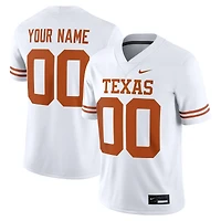 Men's Nike White Texas Longhorns Custom Game Jersey