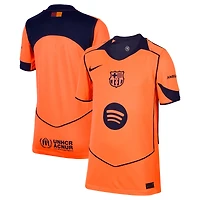 Youth Nike  Orange Barcelona 2025/26 Third Replica Jersey