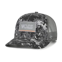 Men's '47 Camo Tennessee Volunteers Smokey Grey Square Script Trucker Adjustable Hat