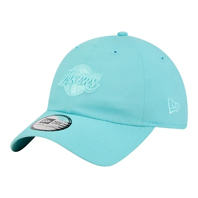 Unisex New Era  Turquoise Los Angeles Lakers Color Pack Ripstop Casual Classic Adjustable Hat