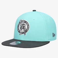 Youth New Era  Turquoise/Charcoal Boston Celtics 9FIFTY Snapback Hat