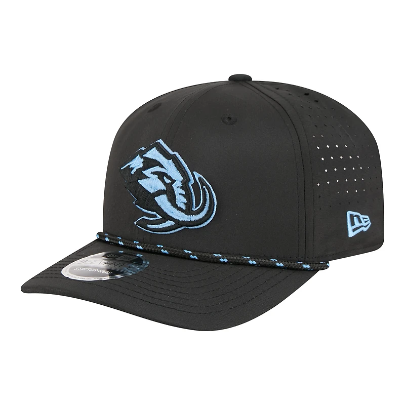 Men's New Era  Black Utah Mammoth Sport Vented 9SEVENTY Rope Adjustable Hat