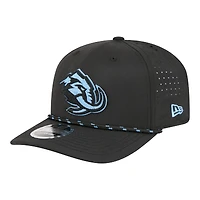 Men's New Era  Black Utah Mammoth Sport Vented 9SEVENTY Rope Adjustable Hat