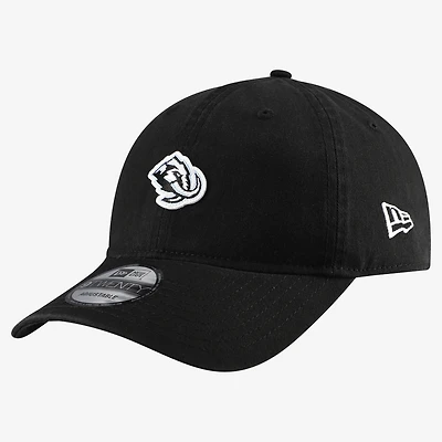 Men's New Era Black Utah Mammoth Mascot Patch 9TWENTY Adjustable Hat