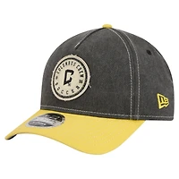 Men's New Era  Black Columbus Crew Jersey Hook 9FORTY Adjustable Hat