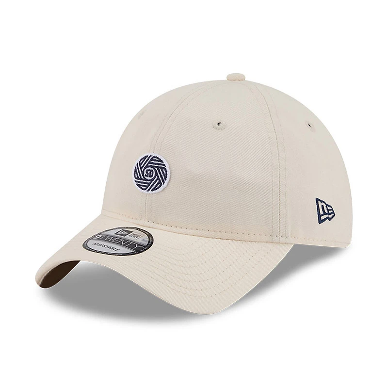 Men's New Era Beige San Diego FC Micro Team Logo 9TWENTY Adjustable Hat