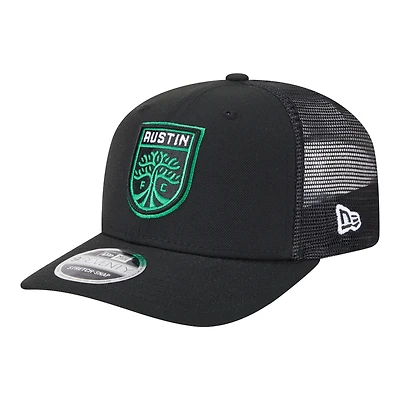 Men's New Era  Black Austin FC Jersey Hook 9SEVENTY Adjustable Hat