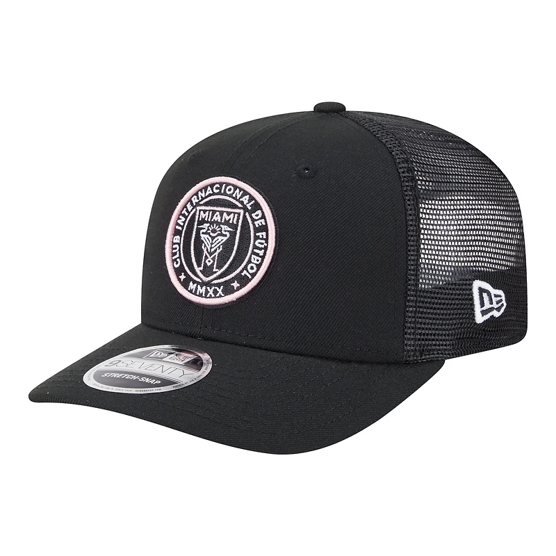 Men's New Era  Black Inter Miami CF Jersey Hook 9SEVENTY Adjustable Hat