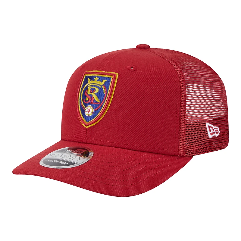 Men's New Era  Red Real Salt Lake Jersey Hook 9SEVENTY Adjustable Hat