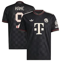 Men's adidas Harry Kane Black Bayern Munich 2025/26 Third Replica Player Jersey